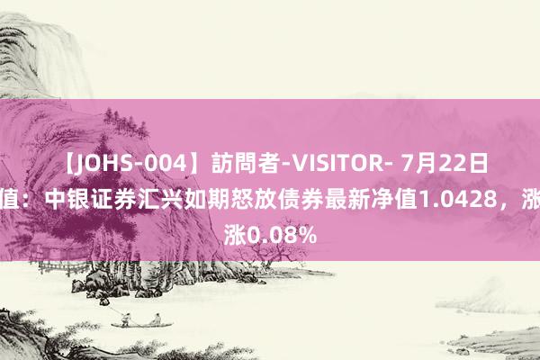 【JOHS-004】訪問者-VISITOR- 7月22日基金净值：中银证券汇兴如期怒放债券最新净值1.0428，涨0.08%