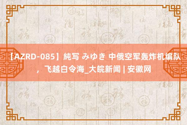 【AZRD-085】純写 みゆき 中俄空军轰炸机编队，飞越白令海_大皖新闻 | 安徽网