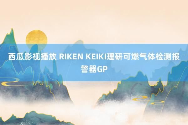 西瓜影视播放 RIKEN KEIKI理研可燃气体检测报警器GP